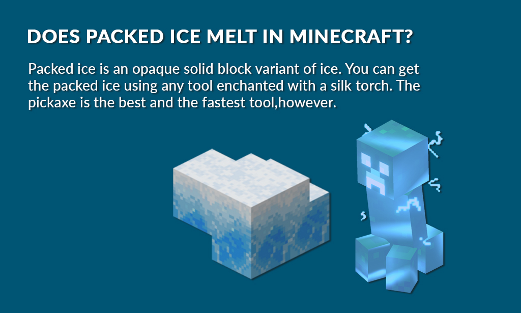 How to melt ice in minecraft