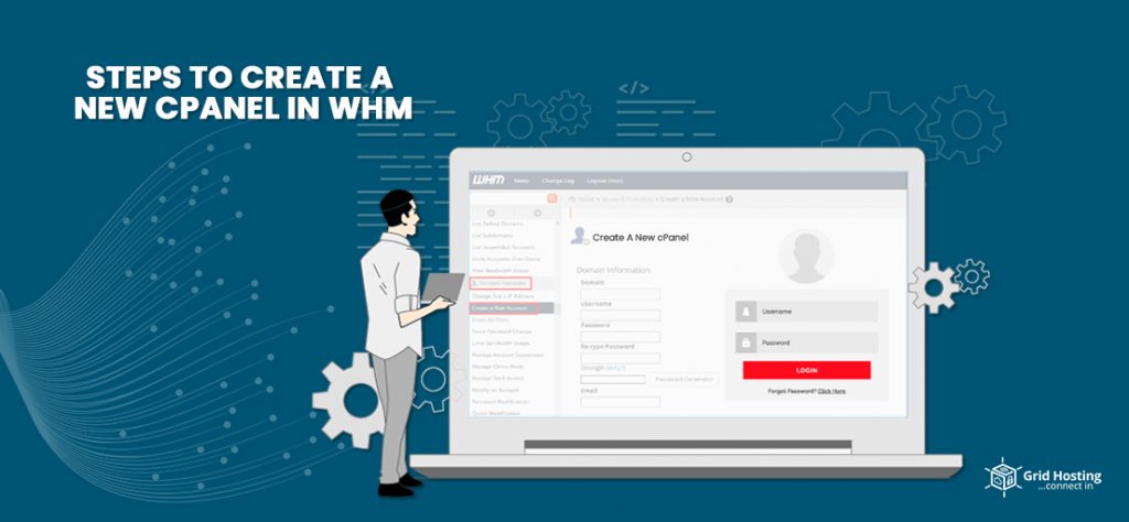 Steps to Create A New cPanel in WHM grid hosting feature image Steps to Create A New cPanel in WHM